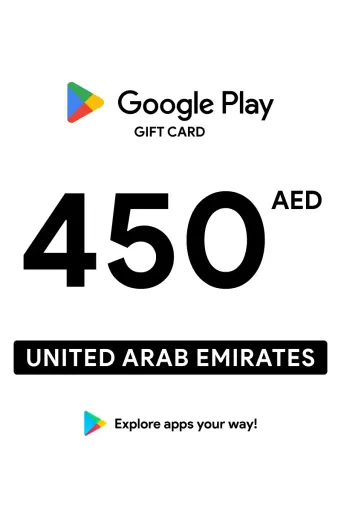 Google Play 450 AED Gift Card (United Arab Emirates) - Digital Key