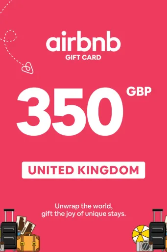 Product Image - Airbnb 350 GBP Gift Card (United Kingdom) - Digital Key