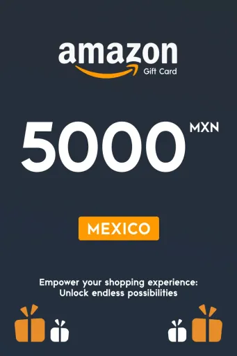 Amazon 5000 MXN Gift Card (Mexico) - Digital Key