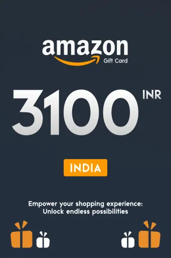 Amazon 3100 INR Gift Card (India) - Digital Key