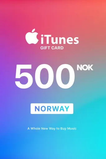 Apple iTunes 500 NOK Gift Card (Norway) - Digital Key