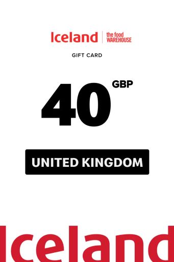 Iceland 40 GBP Gift Card (United Kingdom) - Digital Key