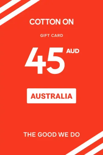 Cotton On Group 45 AUD Gift Card (Australia) - Digital Key