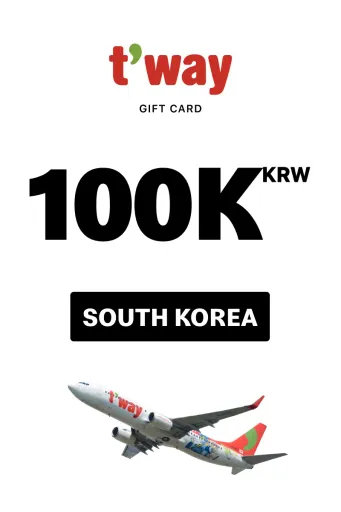 T'way Airline 100000 KRW Gift Card (South Korea) - Digital Key