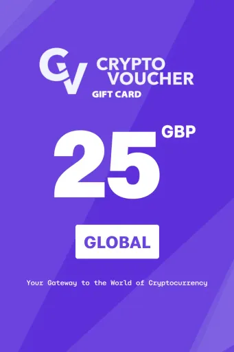 Crypto Voucher 25 GBP Gift Card (Global) - Digital Key
