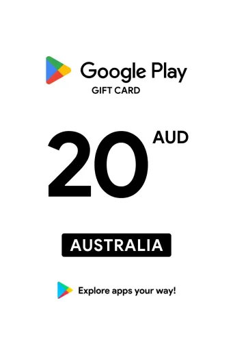 Google Play 20 AUD Gift Card (Australia) - Digital Key