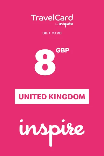 TravelCard by Inspire 8 GBP Gift Card (United Kingdom) - Digital Key
