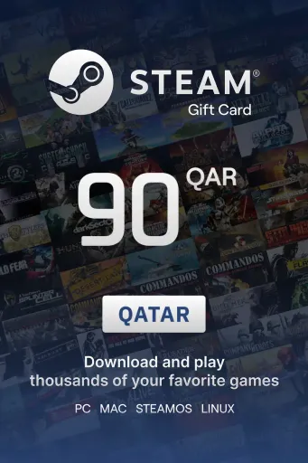 Steam Wallet 90 QAR Gift Card (Qatar) - Digital Key