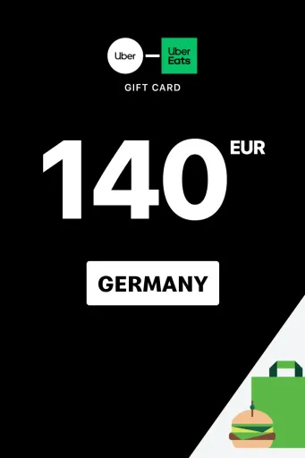 Uber & Uber Eats 140 EUR Gift Card (Germany) - Digital Key