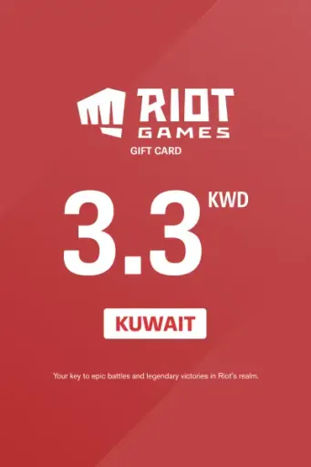 Riot Access 3.3 KWD Gift Card (Kuwait) - Digital Key