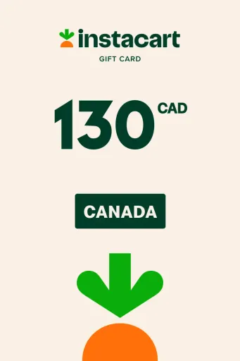 Instacart 130 CAD Gift Card (Canada) - Digital Key