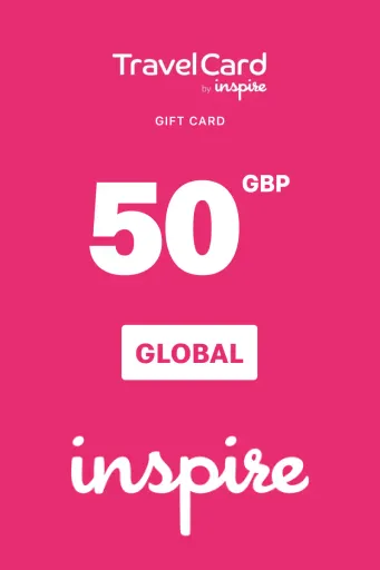TravelCard by Inspire 50 GBP Gift Card (Global) - Digital Key