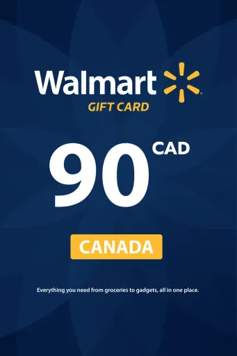 Walmart 90 CAD Gift Card (Canada) - Digital Key