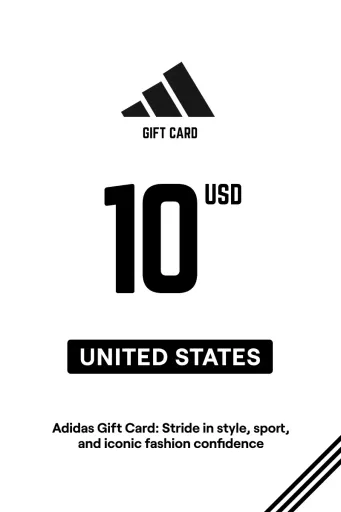 Adidas 10 USD Gift Card (United States) - Digital Key