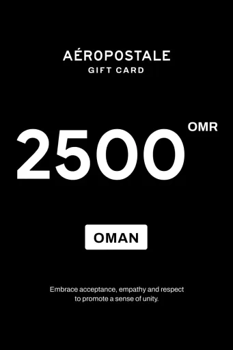 Aeropostale 2500 OMR Gift Card (Oman) - Digital Key