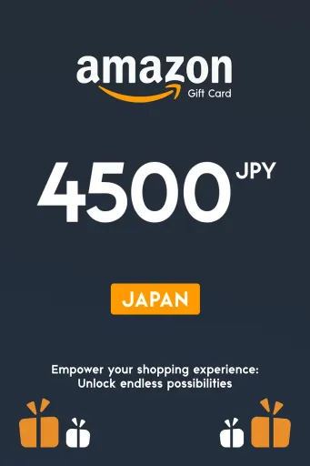 Amazon 4500 JPY Gift Card (Japan) - Digital Key