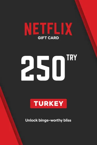 Netflix 250 TRY Gift Card (Turkey) - Digital Key