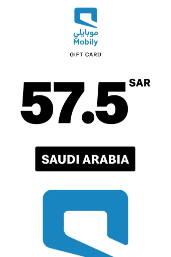 Mobily Card 57.50 SAR Gift Card (Saudi Arabia) - Digital Key