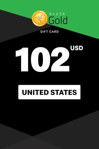 Razer Gold 102 USD Gift Card (United States) - Digital Key