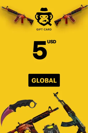 SkinsMonkey 5 USD Gift Card (Global) - Digital Key