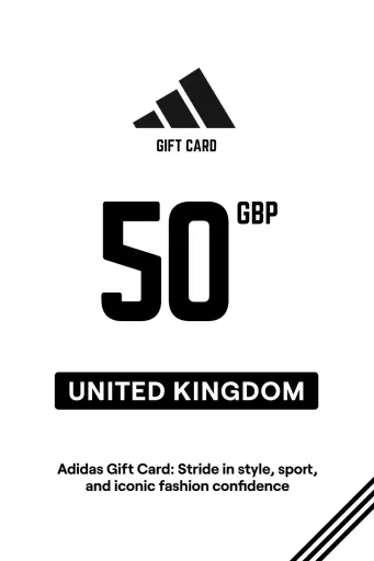 Adidas 50 GBP Gift Card (United Kingdom) - Digital Key