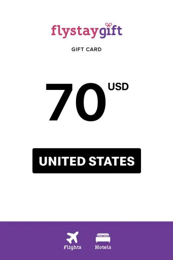 Flystay Gift 70 USD Gift Card (United States) - Digital Key
