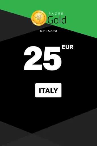Razer Gold 25 EUR Gift Card (Italy) - Digital Key