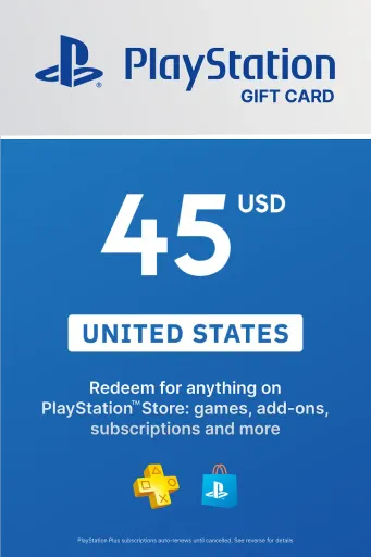 PlayStation Store 45 USD Gift Card (United States) - Digital Key