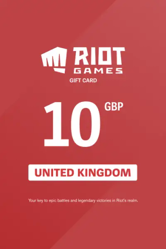 Riot Access 10 GBP Gift Card (United Kingdom) - Digital Key