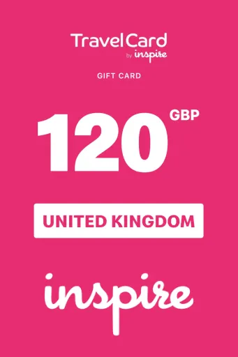 TravelCard by Inspire 120 GBP Gift Card (United Kingdom) - Digital Key