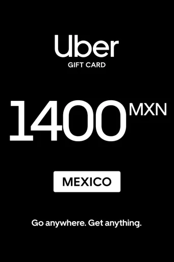 Uber 1400 MXN Gift Card (Mexico) - Digital Key
