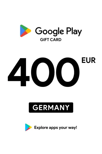 Google Play 400 EUR Gift Card (Germany) - Digital Key