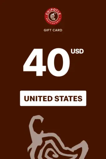 Chipotle 40 USD Gift Card (United States) - Digital Key