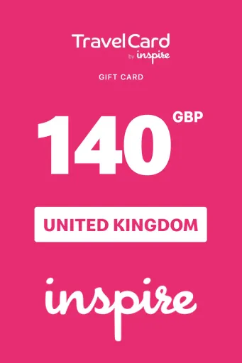 TravelCard by Inspire 140 GBP Gift Card (United Kingdom) - Digital Key