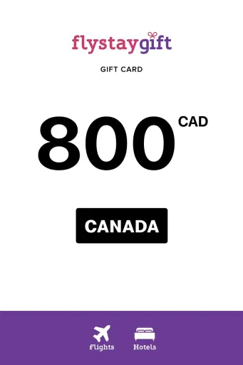 Flystay Gift 800 CAD Gift Card (Canada) - Digital Key