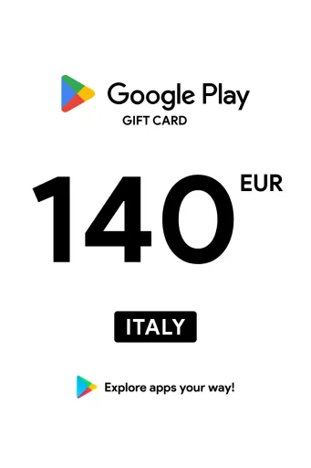 Google Play 140 EUR Gift Card (Italy) - Digital Key