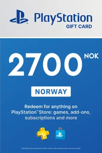PlayStation Store 2700 NOK Gift Card (Norway) - Digital Key