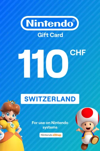 Nintendo eShop 110 CHF Gift Card (Switzerland) - Digital Key