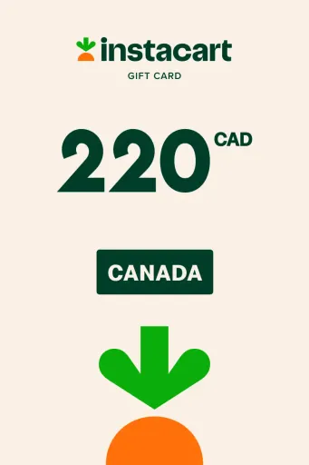Instacart 220 CAD Gift Card (Canada) - Digital Key