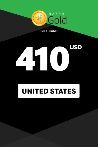 Razer Gold 410 USD Gift Card (United States) - Digital Key