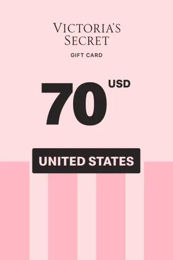 Victoria's Secret Pink 70 USD Gift Card (United States) - Digital Key