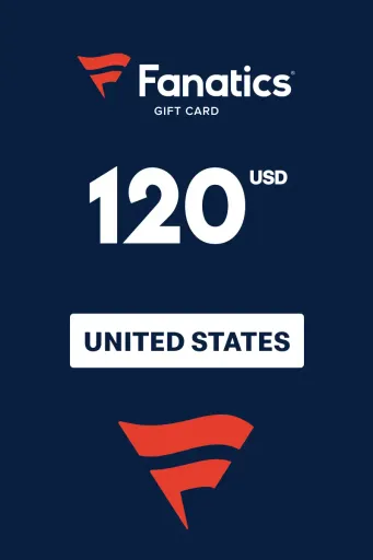 Fanatics 120 USD Gift Card (United States) - Digital Key