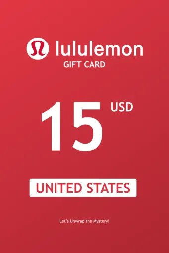 Lululemon 15 USD Gift Card (United States) - Digital Key