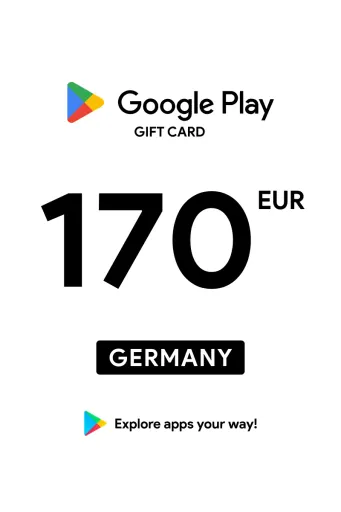 Google Play 170 EUR Gift Card (Germany) - Digital Key