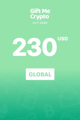 Gift Me Crypto 230 USD Gift Card (Global) - Digital Key