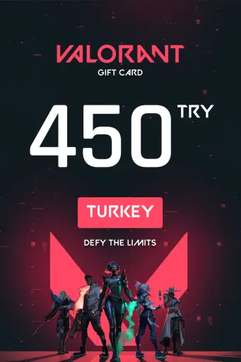 Valorant 450 TRY Gift Card (Turkey) - Digital Key