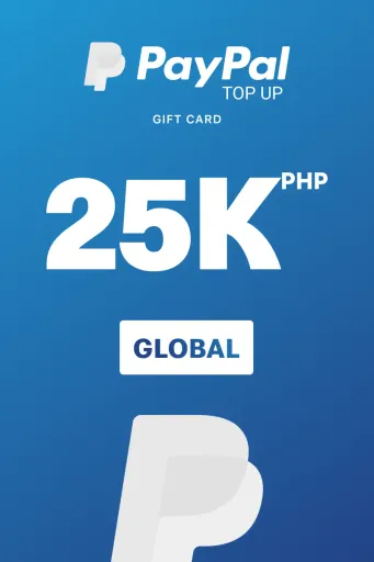 PayPal Instant Top Up 25000 PHP Gift Card (Global) - Digital Key