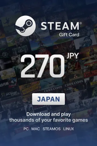 Steam Wallet 270 JPY Gift Card (Japan) - Digital Key