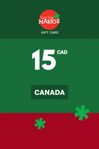 Product Image - East Side Mario's 15 CAD Gift Card (Canada) - Digital Key