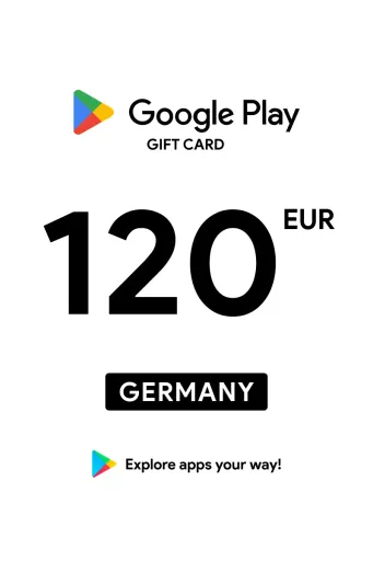 Google Play 120 EUR Gift Card (Germany) - Digital Key